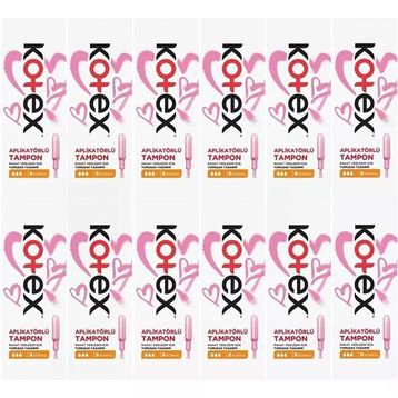 Kotex Aplikatörlü Normal 96'lı Tampon