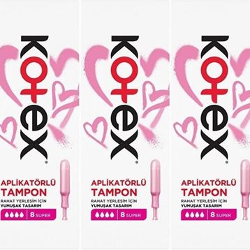 Kotex Aplikatörlü Süper 40'lı Tampon