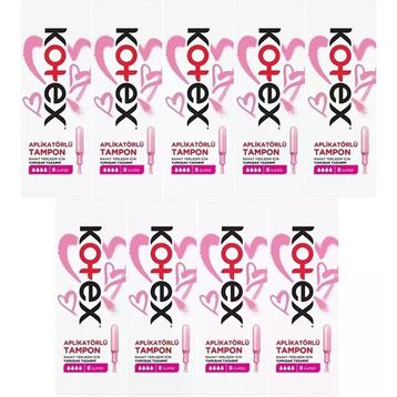 Kotex Aplikatörlü Süper 72'li Tampon
