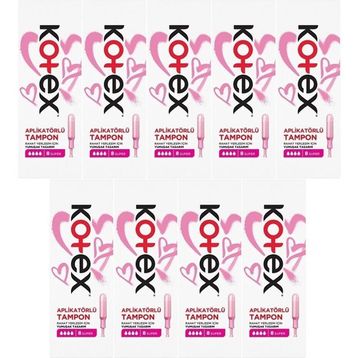 Kotex Aplikatörlü Süper 72'li Tampon
