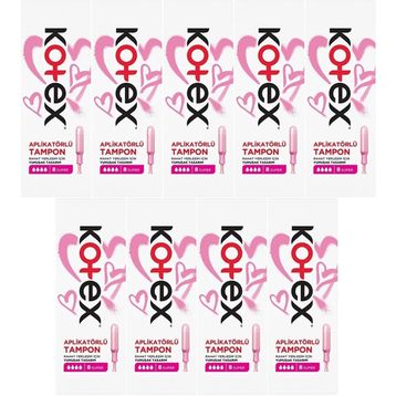 Kotex Aplikatörlü Süper 72'li Tampon