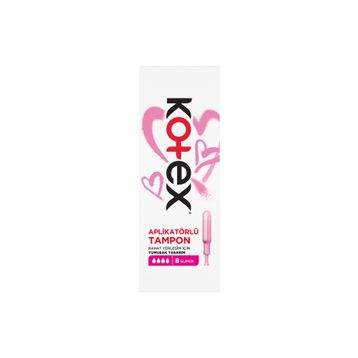 Kotex Aplikatörlü Süper 8'li Tampon