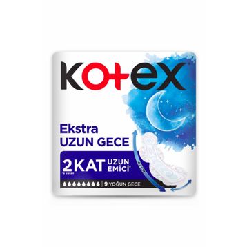 Kotex Extra Uzun Gece 9'lu Ped