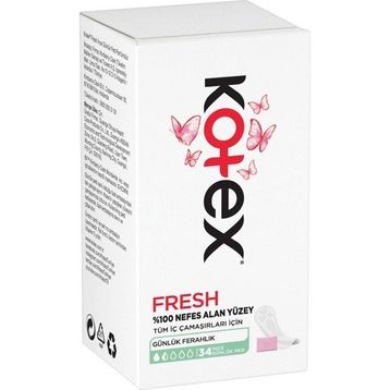 Kotex İnce 34 Adet Günlük Ped