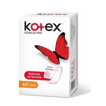 Kotex İnce Günlük 56'lı Ped