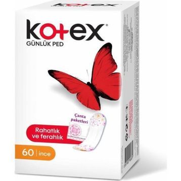 Kotex İnce Günlük 56'lı Ped
