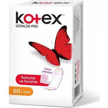 Kotex İnce Günlük 56'lı Ped