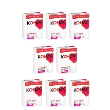 Kotex KTX9990018 Ultra Süper Ekonomik Uzun 8x18 Adet Hijyenik Ped