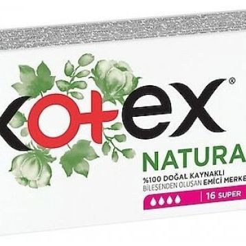 Kotex Natural 16'lı Normal Tampon