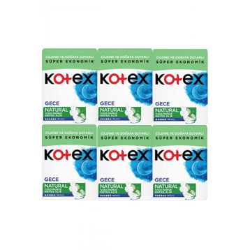 Kotex Natural Gece 14x6 84 Adet Ped