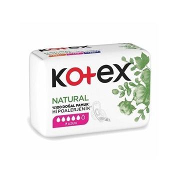 Kotex Natural Single Uzun 7'li Ped