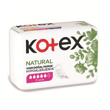 Kotex Natural Single Uzun 7'li Ped