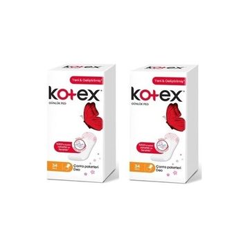 Kotex Parfümlü İnce 2x34 Adet Günlük Ped