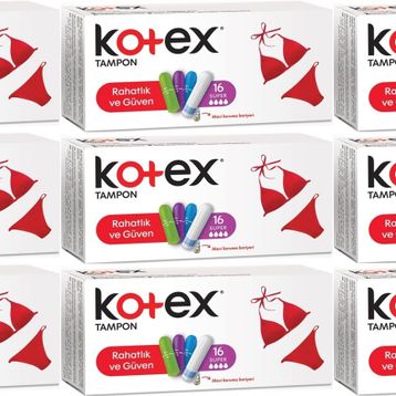 Kotex Süper 144 Adet Tampon