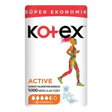 Kotex Ultra Active Normal 22 Adet Hijyenik Ped