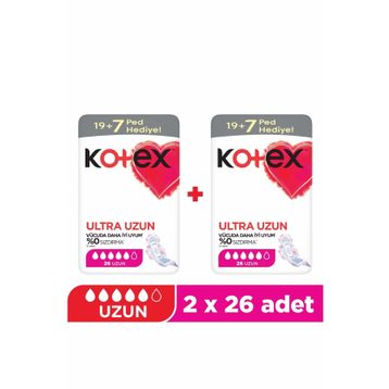 Kotex Ultra Dev Ekonomik Uzun 26'lı Ped