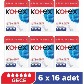 Kotex Ultra Gece 6'lı Ped