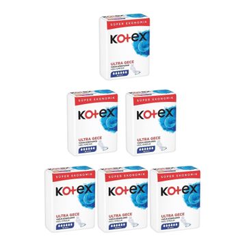 Kotex Ultra Quadro Süper Gece 6x16 Ped