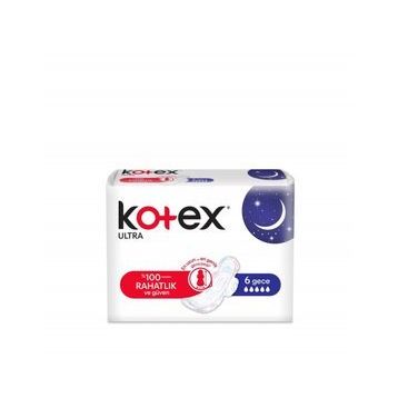 Kotex Ultra Single Uzun Gece 6'lı Ped