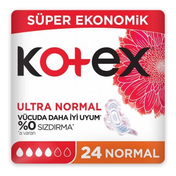 Kotex Ultra Süper Ekonomik Normal 24'lü Ped