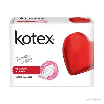 Kotex Ultra Tekli Kanatlı Uzun 7'li Ped