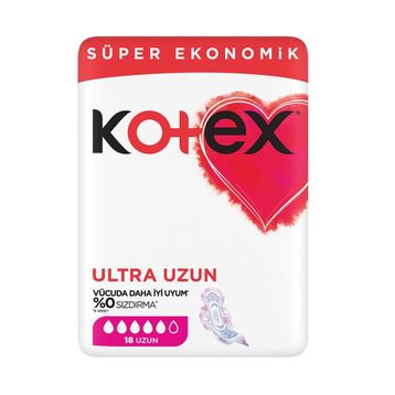 Kotex Ultra Uzun 18'li Kadın Pedi