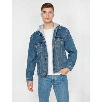 Koton 0YAK57344MDMID Pocket Detailed Kadın Jean Jacket
