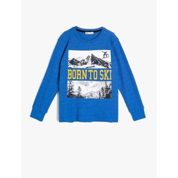 Koton 0YAM11252CK01V Yazili Baskili Erkek T-Shirt