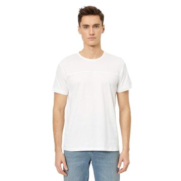 Koton 0YAM12002LK Beyaz Erkek T-Shirt