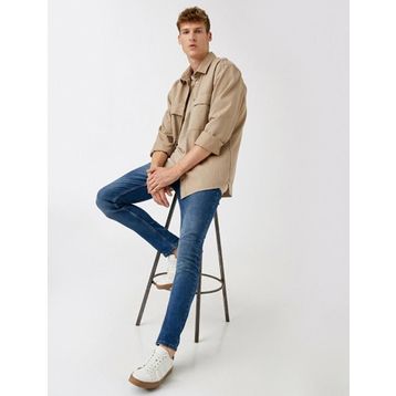 Koton 0YAM43573MD Michael Skinny Fit Jean Erkek Pantolon