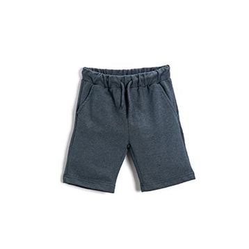 Koton 2SKB40024TK Gri Basic Beli Bağcıklı Cepli Şort