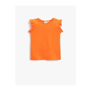 Koton 2Skg10023Ak Turuncu Kız Çocuk T-Shirt