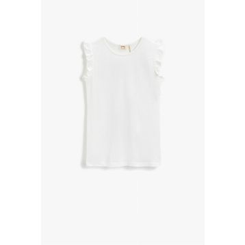 Koton 2Skg10023Ak Turuncu Kız Çocuk T-Shirt