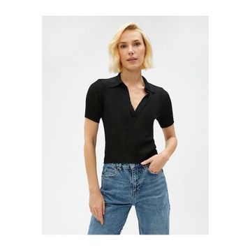 Koton 3SAK90010HT Siyah Knitwear Kadın Süveter