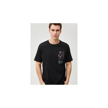 Koton 3SAM10047HK Siyah Erkek T-shirt