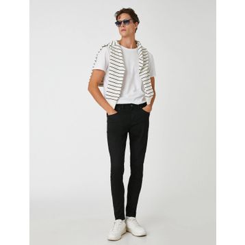Koton 3SAM40082ND Siyah Erkek Jeans