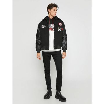 Koton 3SAM40088ND Siyah 999 Erkek Pamuk Denim Pantolon