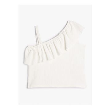 Koton 3SKG10140AK Beyaz Kız Çocuk T-Shirt