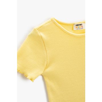Koton 3SKG10159AK Beyaz Kız Çocuk T-shirt