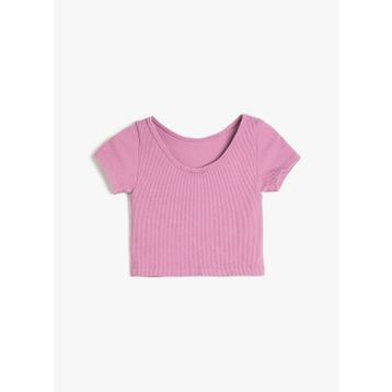 Koton 3SKG10381AK Pembe Kız Çocuk T-shirt
