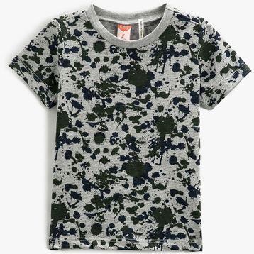 Koton 3SMB10165TK05V Haki Erkek Çocuk T-Shirt