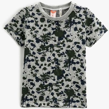 Koton 3SMB10165TK05V Haki Erkek Çocuk T-Shirt