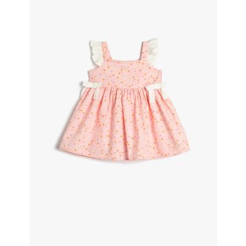 Koton 3SMG80032AW Pembe Kız Bebek Elbise