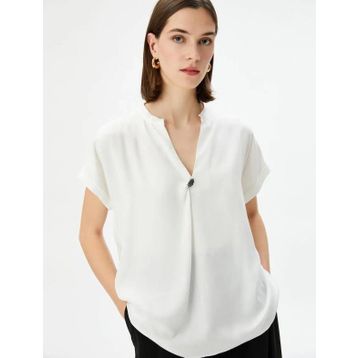 Koton 4SAK60001PW Kırık Beyaz Kadın Bluz