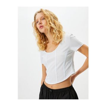 Koton 4SAL10048IK Kadın T-Shirt