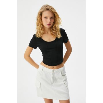 Koton 4SAL10048IK Kadın T-Shirt