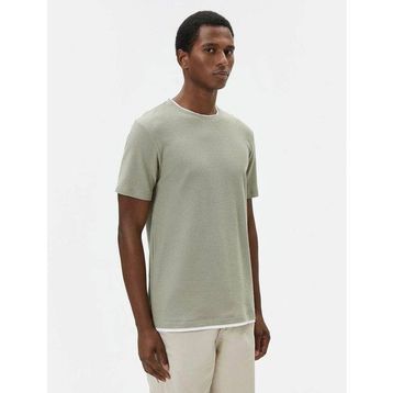 Koton 4SAM10065HK Haki Erkek T-shirt