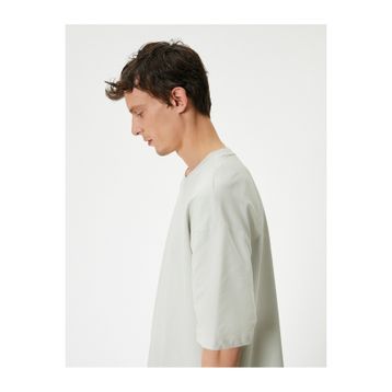 Koton 4SAM10069HK Gri Erkek T-Shirt