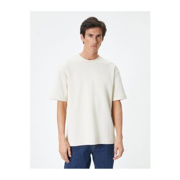 Koton 4SAM10113MK 047 Antrasit Pamuk Jersey Kısa Kollu Polo Yaka Basic Erkek T-shirt