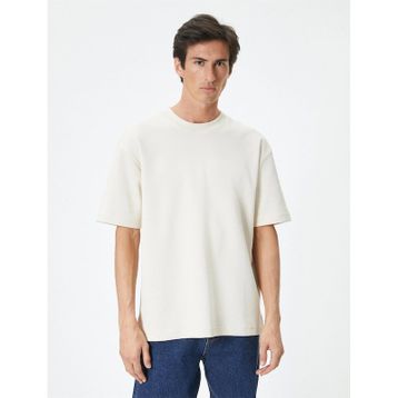 Koton 4SAM10113MK 047 Antrasit Pamuk Jersey Kısa Kollu Polo Yaka Basic Erkek T-shirt